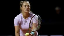 Aryna Sabalenka of Belarus is the highest ranked women's singles player to be affected by the ban.