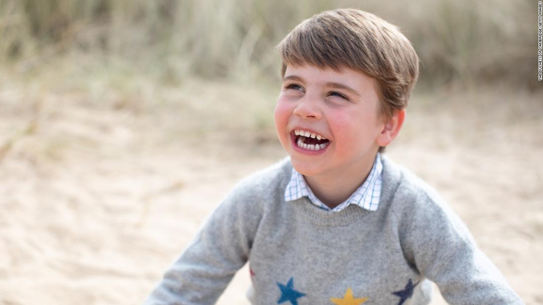 William and Kate share new photos of Prince Louis for his 4th birthday