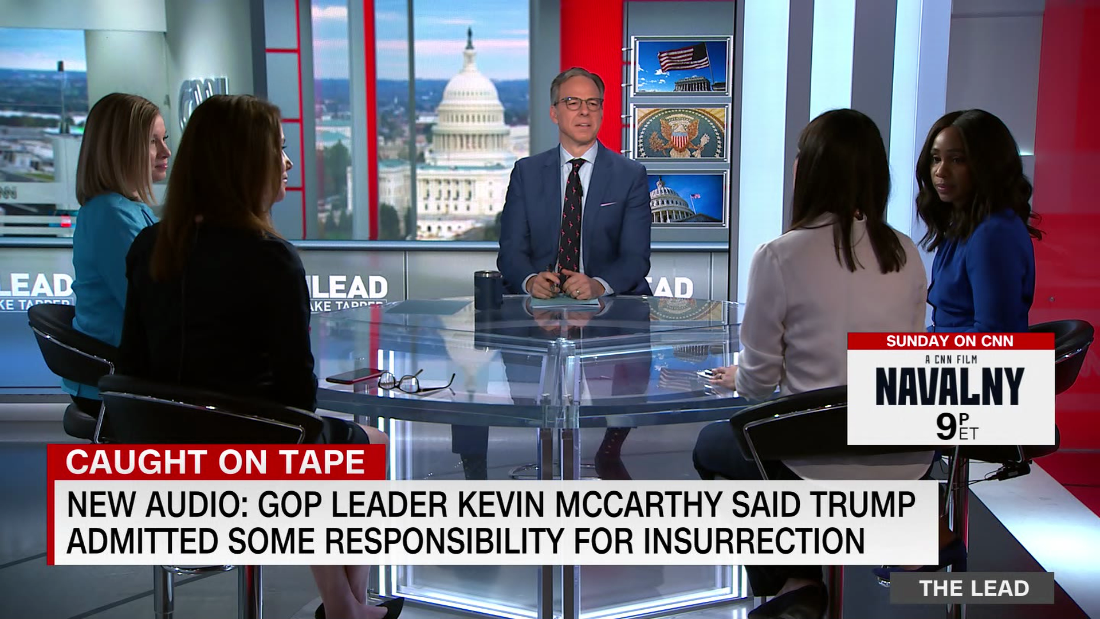 New audio recording proves House GOP leader Kevin McCarthy was lying when he denied discussing whether he would ask Trump to resign after the January 6 Capitol riot – CNN Video