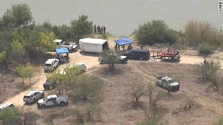 The Texas Military Department said that the national guard soldier &quot;selflessly attempted&quot; to help two migrants who appeared to be drowning as they illegally crossed the Rio Grande River from Mexico to the United States.