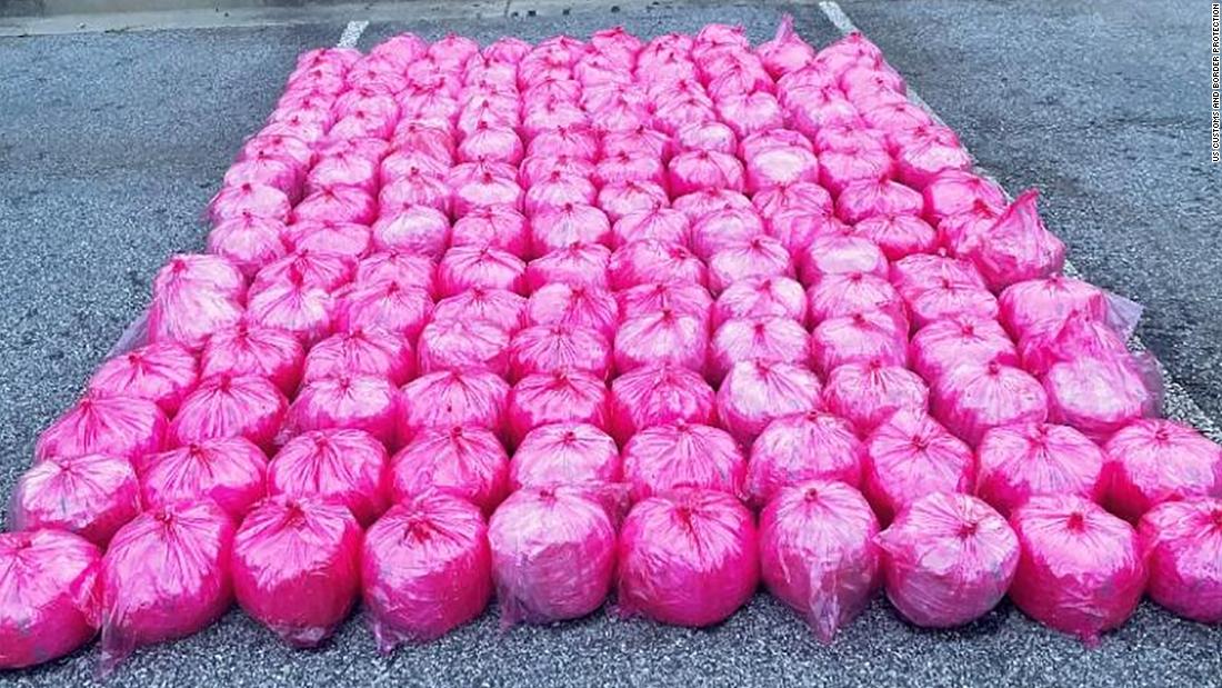 $35.2 million in meth was seized from a big rig hauling strawberry puree, customs and border officials say