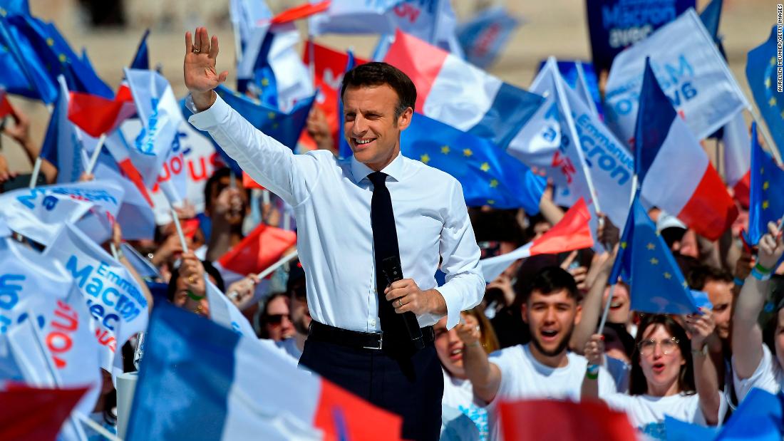 Emmanuel Macron will win France’s presidential election pollsters project – CNN