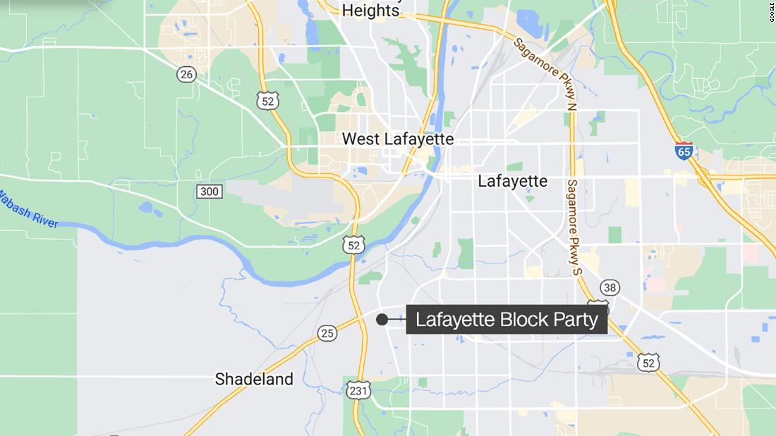 2 dead, 4 injured in Indiana block party shooting attended by over 100 people, police say