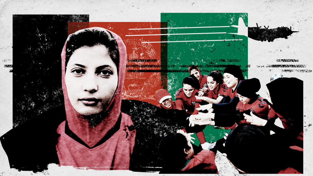 Afghan women footballers who fled Taliban want to be a voice for the voiceless