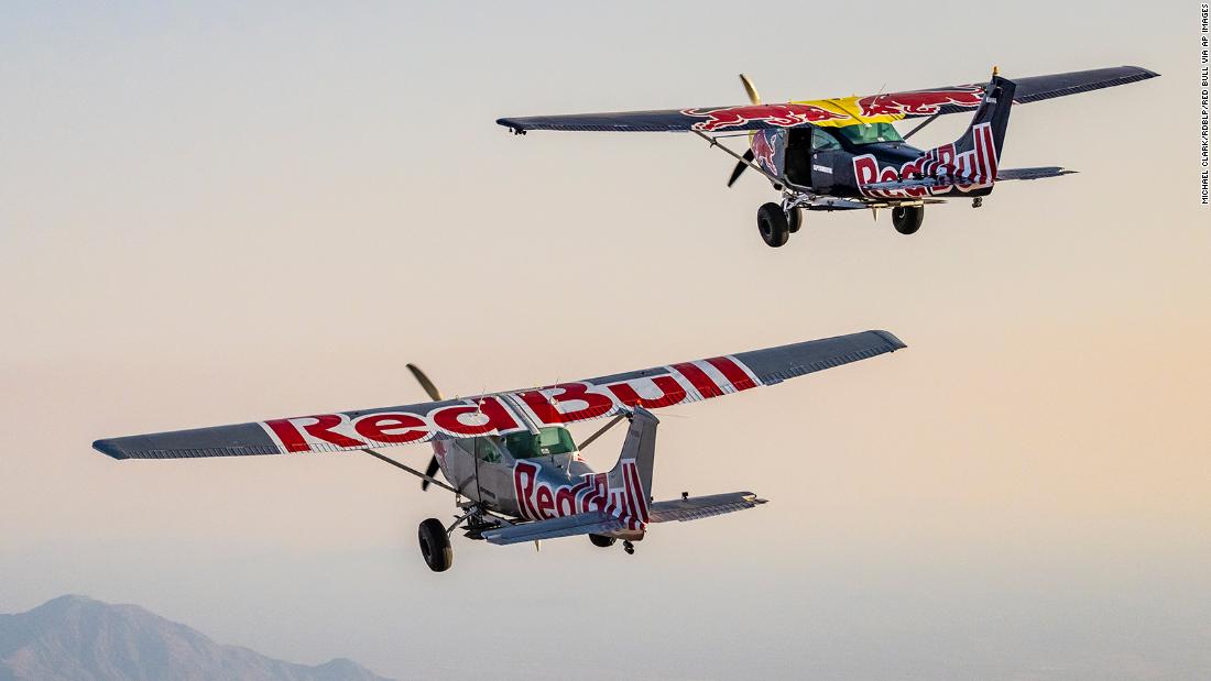 Video: Red Bull plane swap stunt goes wrong – CNN Video