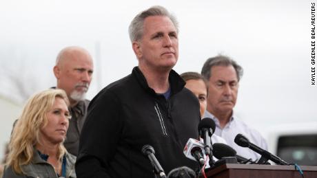 Kevin McCarthy was asked about his Trump lie.  His answer from him was gibberish