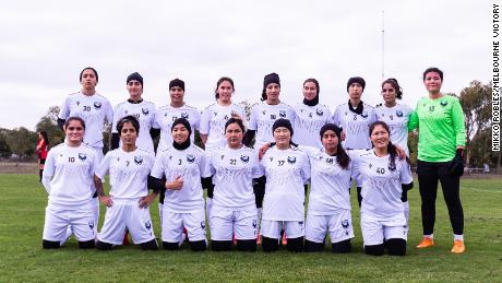 These Afghan women footballers are adjusting to a new life in Australia.