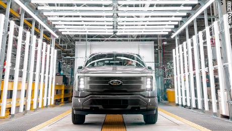 Ford F-150 Lightning Electric Pickup lanza lanzamiento de producto insignia 