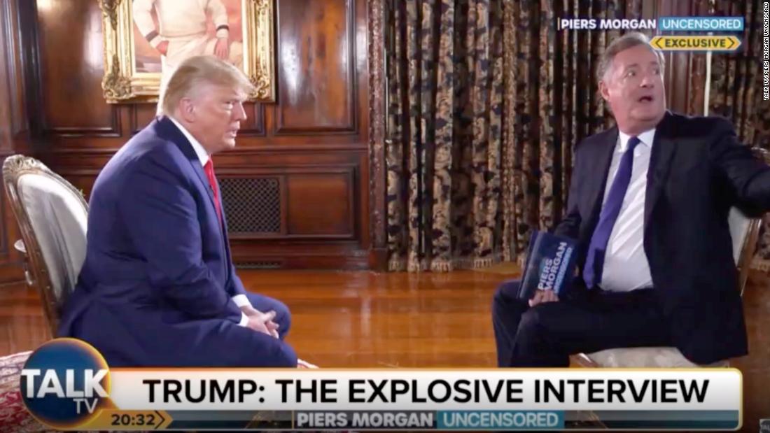 Vea Imágenes De La Entrevista Con Piers Morgan Que Trump Califica De