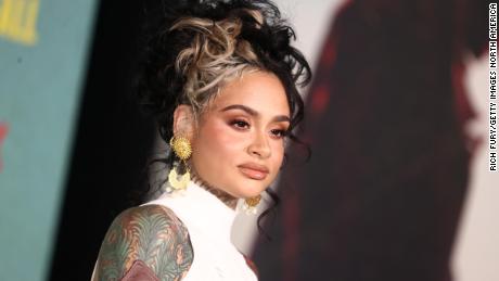Kehlani attends the Los Angeles premiere of &quot;The Harder They Fall&quot; at Shrine Auditorium and Expo Hall on October 13, 2021. 