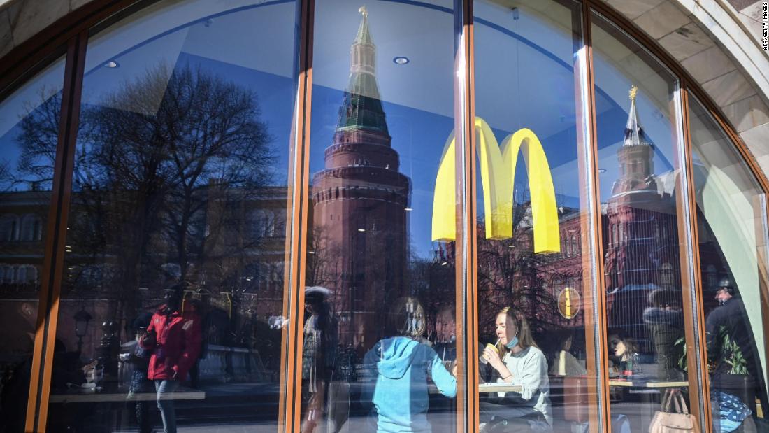 McDonald's left with millions of dollars of Russian food it can't use