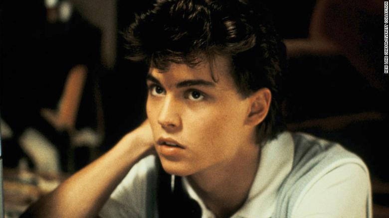 Johnny Depp in a scene from &quot;A Nightmare on Elm Street.&quot; 