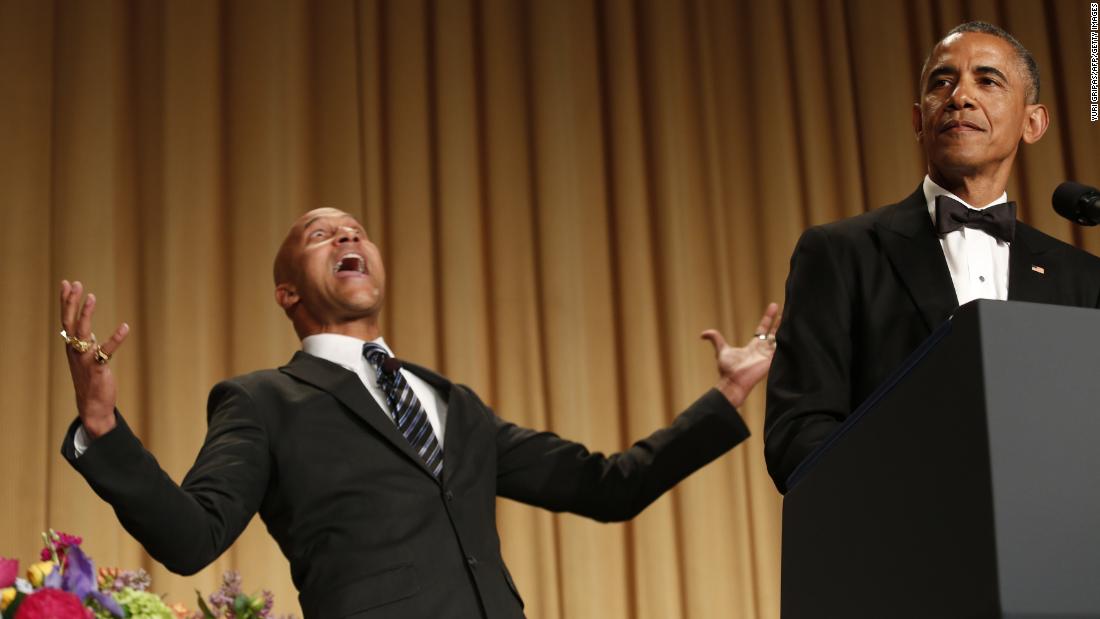 Comedian Keegan-Michael Key plays President Barack Obama&#39;s &quot;anger translator&quot; Luther in 2015.