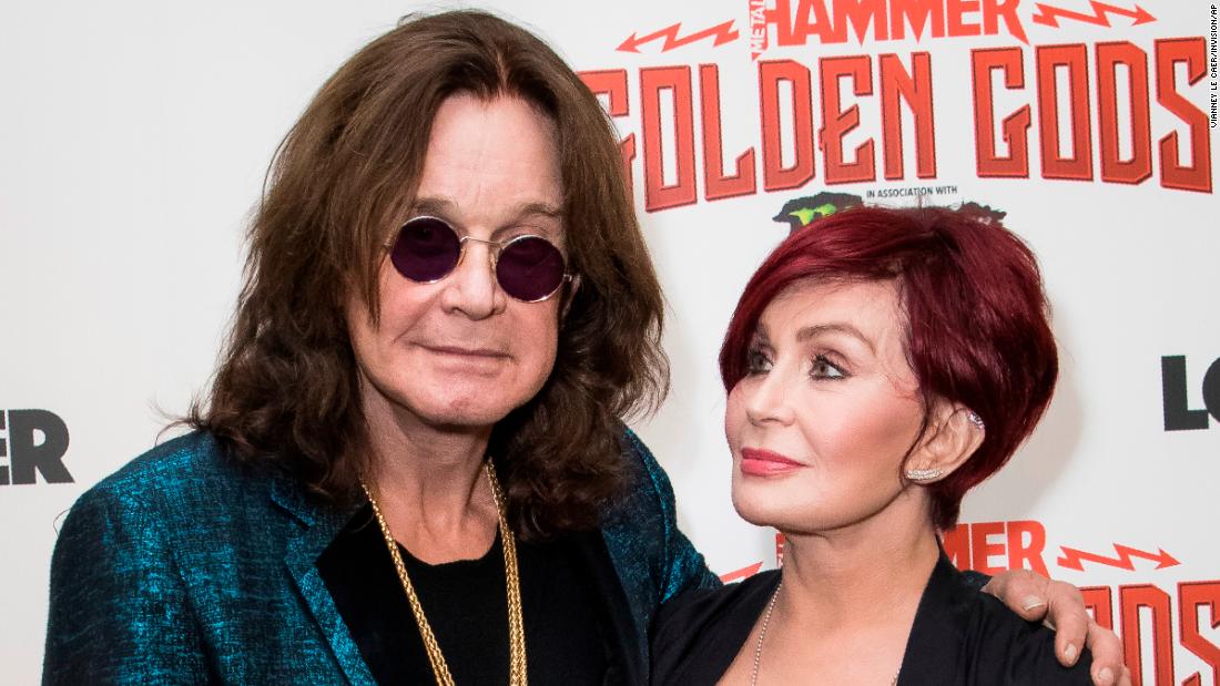 Sharon Osbourne tearfully reveals husband Ozzy has Covid-19 - CNN