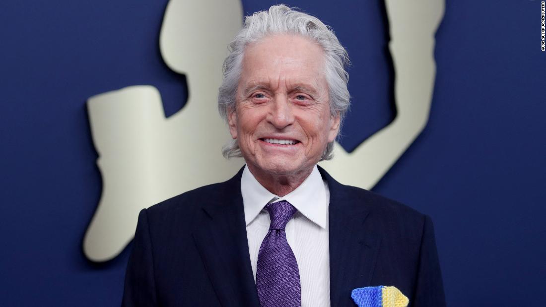 Michael Douglas says Debra Winger bit him