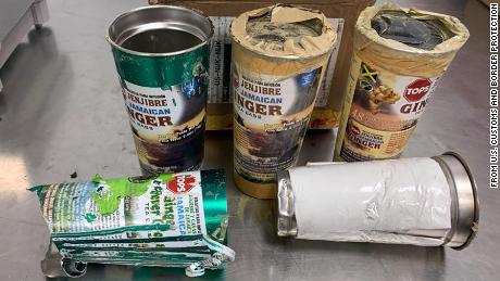 Customs officers intercept $70,000 worth of cocaine hidden in insulated thermal cups