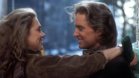 Kathleen Turner and Michael Douglas in &quot;Romancing The Stone&quot; 