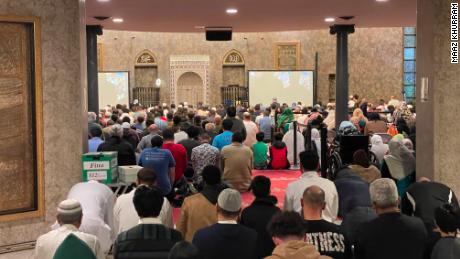 Islamic Center of Greater Cincinnati during Ramadan services