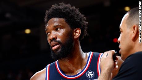 Joel Embiid suffered the injury in the last few minutes of the Sixers&#39; game against the Raptors Thursday night in Toronto.
