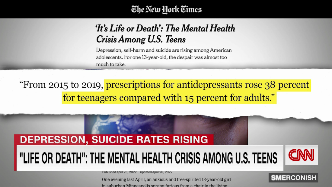 “I’s life or death”: Teen mental health in crisis  – CNN Video