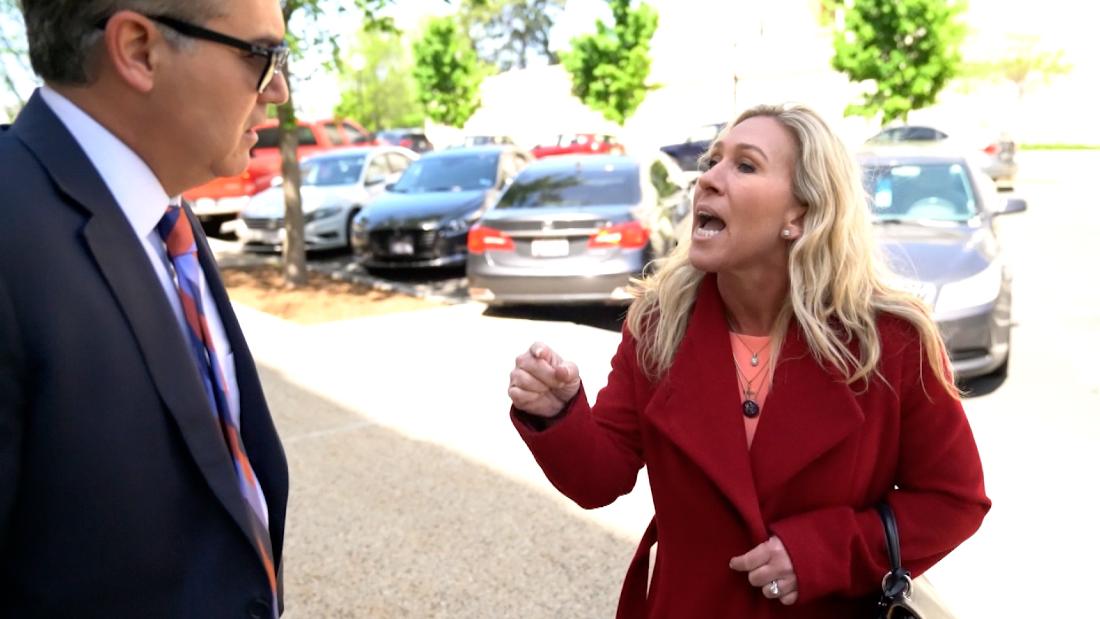 Video: Marjorie Taylor Greene dodges Acosta’s questions in street interview – CNN Video