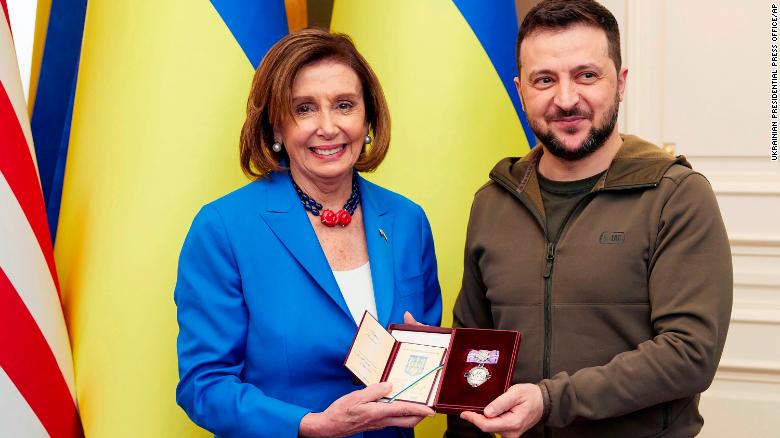 Pelosi to Zelensky: US will 'be there for you until the fight is done'