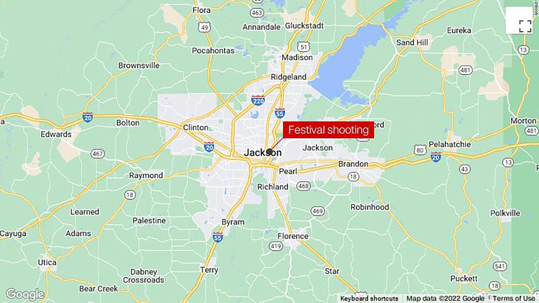 At least 1 dead and 5 injured after gunfire breaks out at a festival in Jackson, Mississippi