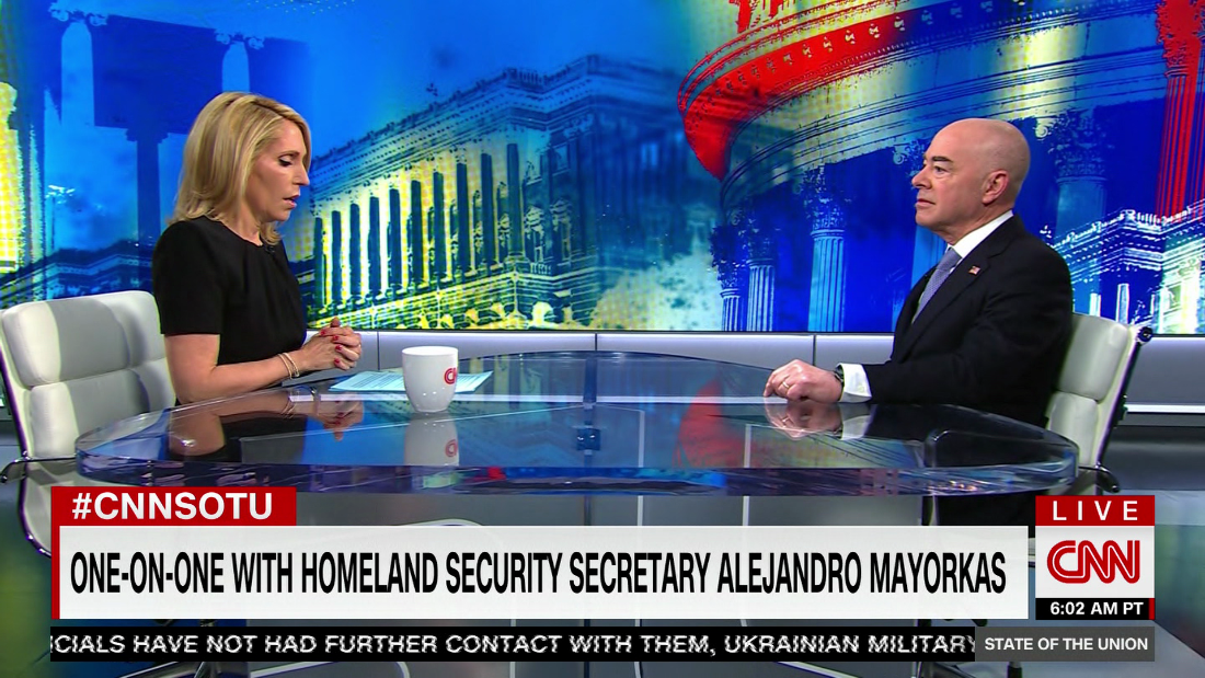 Mayorkas: Large border surge could be ‘extraordinary strain’ on system – CNN Video