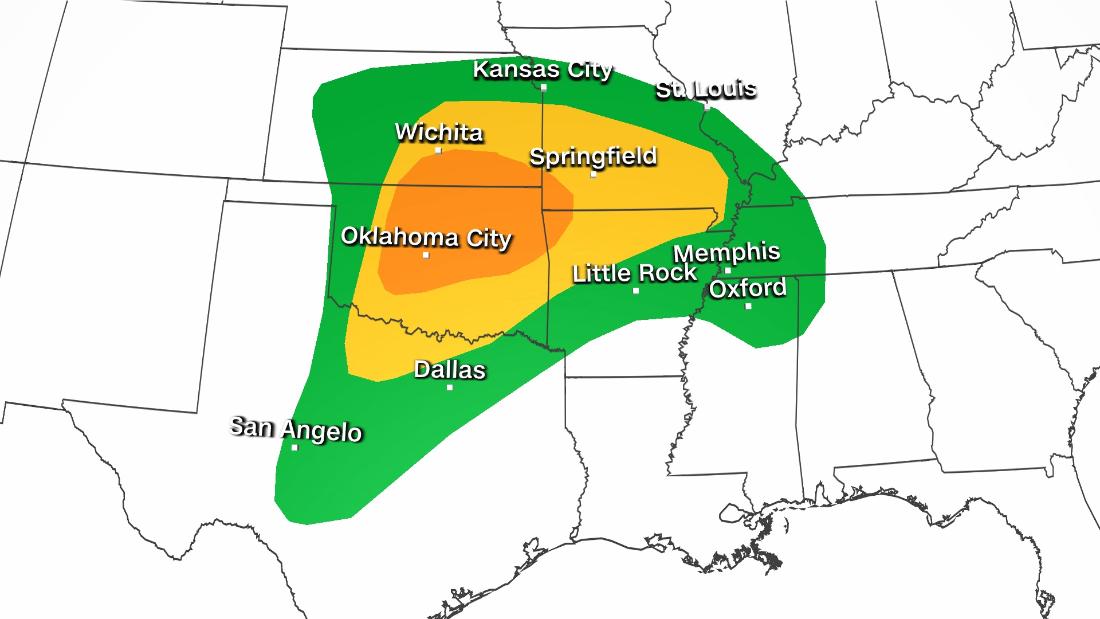 Weather forecast: Severe storm threat for central US as the Southwest ...