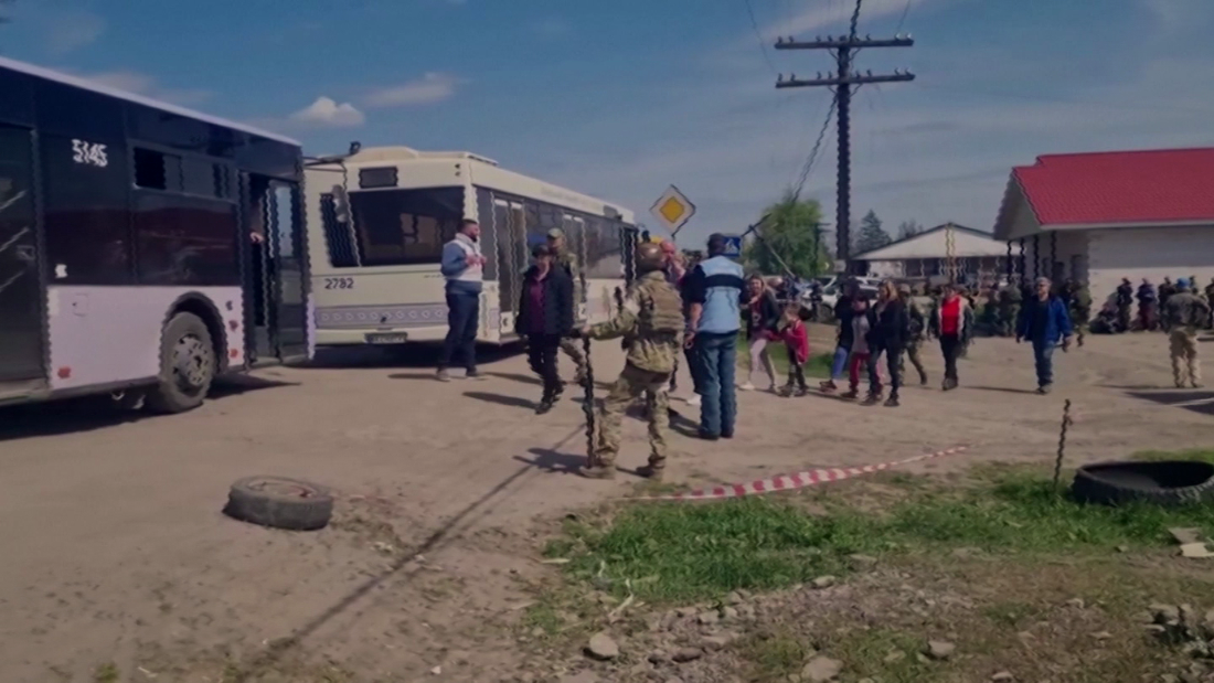 Video: Mariupol evacuations underway as civilians leave steel plant – CNN Video