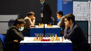 Rameshbabu Praggnanandhaa of India competes against Magnus Carlsen of  News Photo - Getty Images