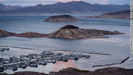 Low water levels reveal body in barrel at Lake Mead, officials say more are likely to be found