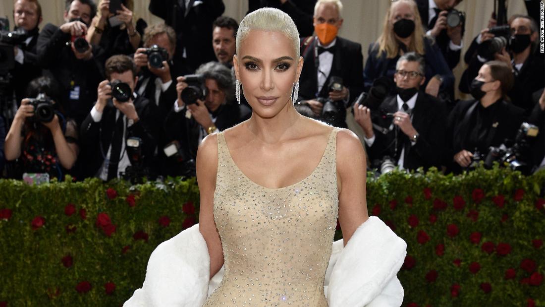 Kim Kardashian wore one of Marilyn Monroe's most iconic dresses to the Met Gala