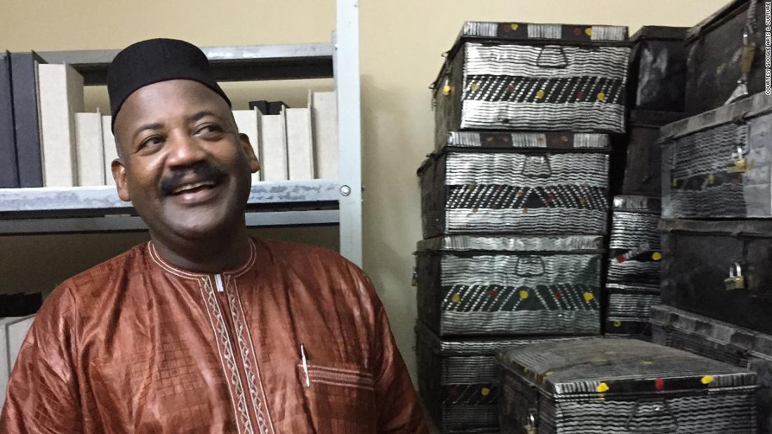Abdel Kader Haidara (pictured) coordinated the smuggling effort. Haidara is still primary custodian of thousands of manuscripts, and he contacted Google in 2014 to ask for help digitizing them and others to ensure a record of their contents could be preserved online.