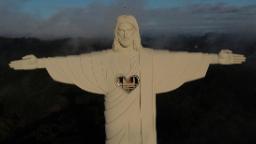 Brezilya'da yükselen yeni bir İsa heykeli var