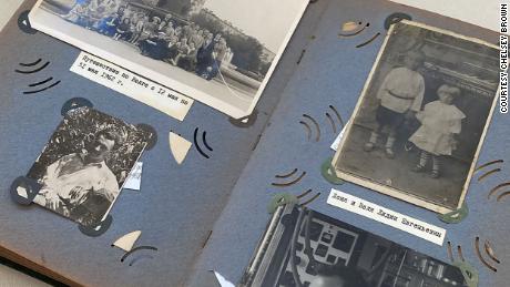 The family photo album spanned about 50 years, from the 1920s to the 1970s.