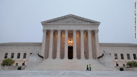 A view of the U.S.Supreme Court Building on May 03, 2022 in Washington, DC. (Photo by Anna Moneymaker/Getty Images)