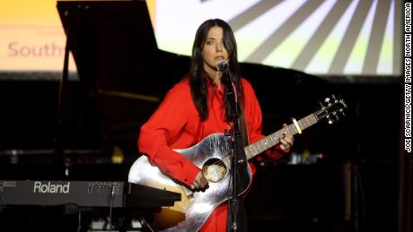 Sharon Van Etten performs at the 2020 Sundance Film Festival's 