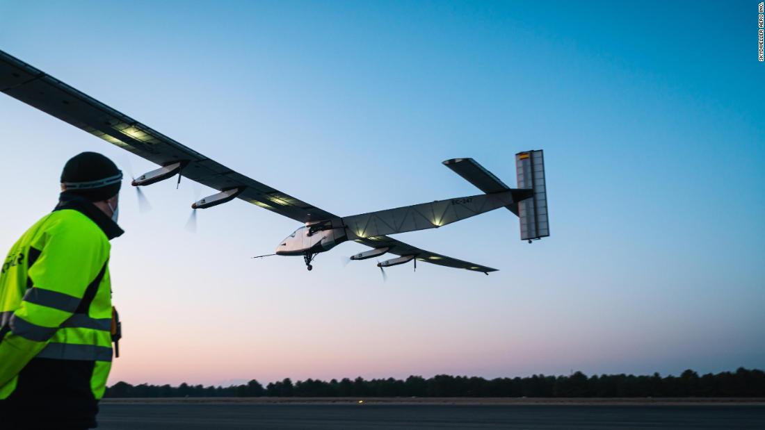 This solar-powered plane could stay in the air for months
