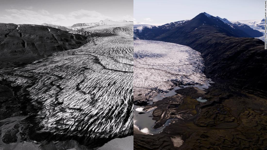 Watch: Iceland’s glaciers melting over 3 decades in dramatic video – CNN Video