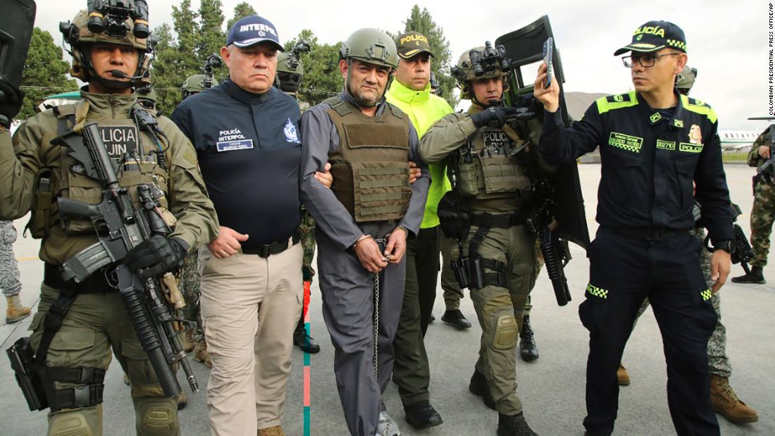 Accused Colombian drug lord Dairo Usuga ‘Otoniel’ extradited to the US, source says