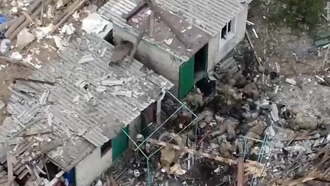 Ukraine news: Russian drone shows immense destruction in eastern town – CNN Video
