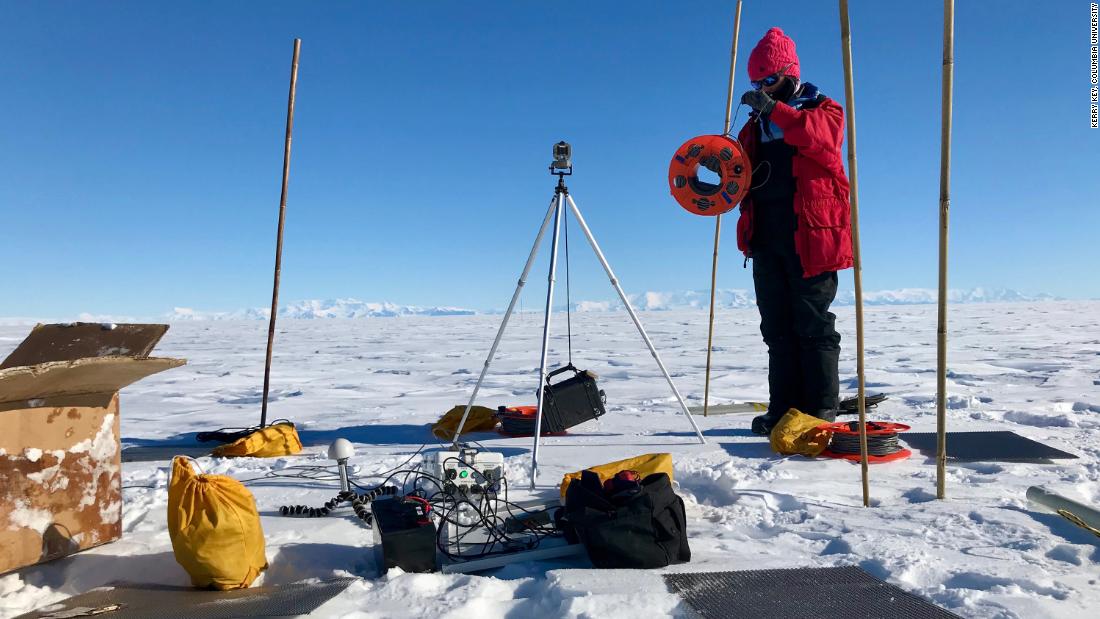 Massive amount of water found below Antarctica's ice sheet for 1st time