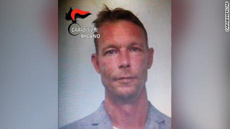 This image of Christian Brückner was released by the Italian police in 2020 on different charges.
