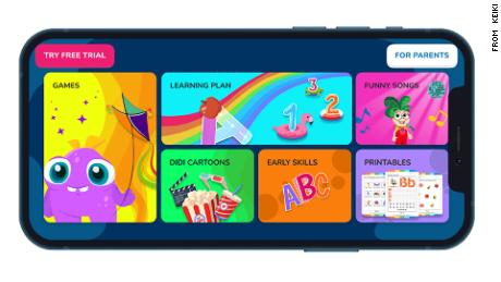Keiki makes learning games and puzzles for kids aged 2 to 5 years old.