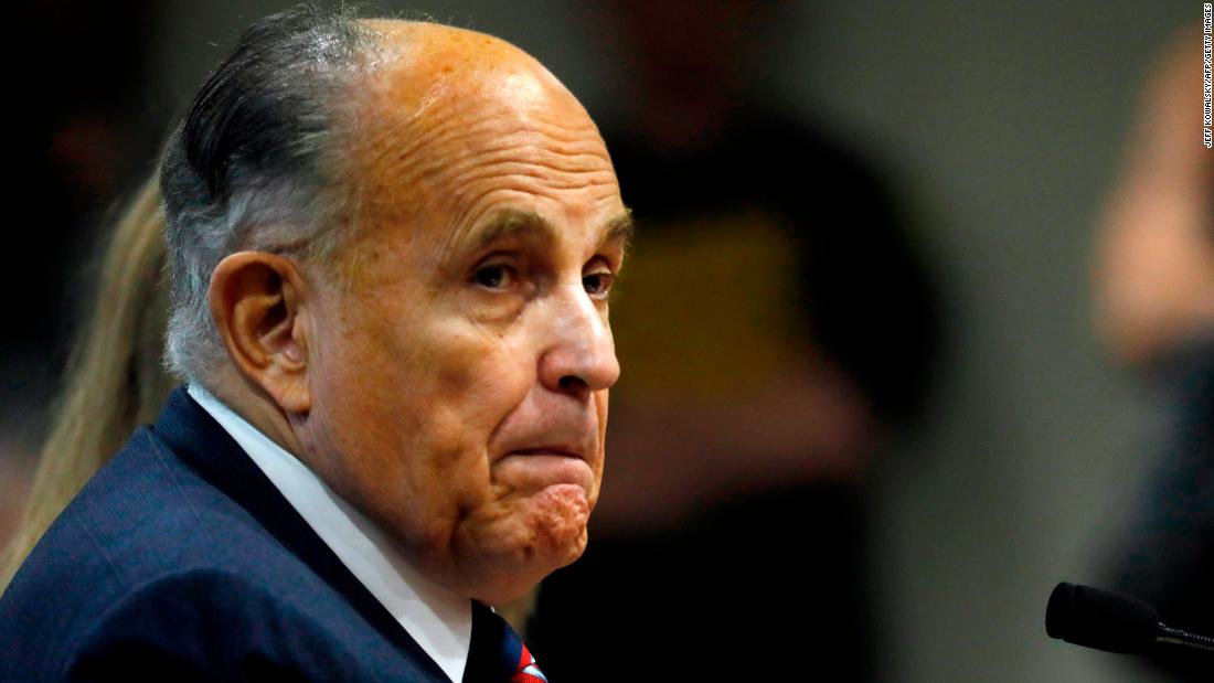 Rudy Giuliani told by prosecutors he is a target in Georgia 2020 presidential election probe