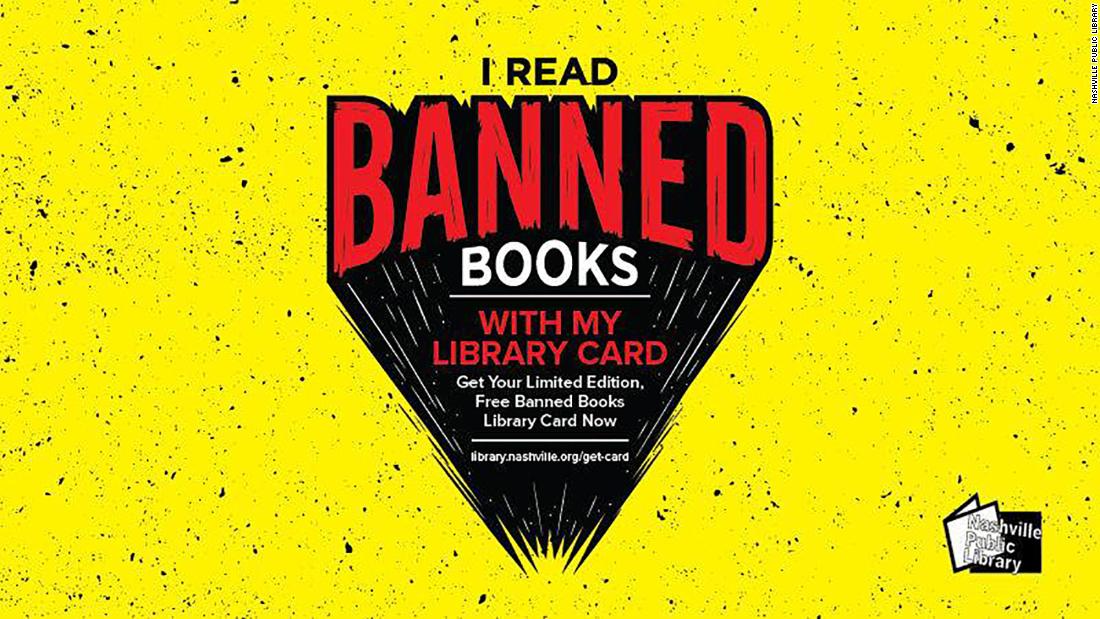 'I read banned books' library card campaign launches in Nashville