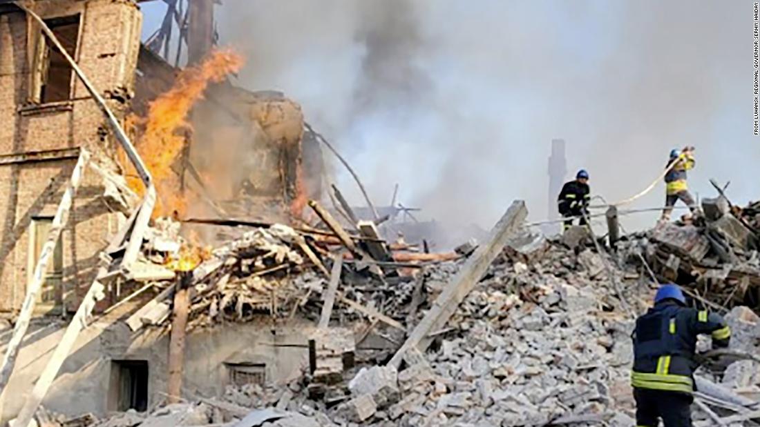 Dozens feared dead in bombing of Ukrainian school