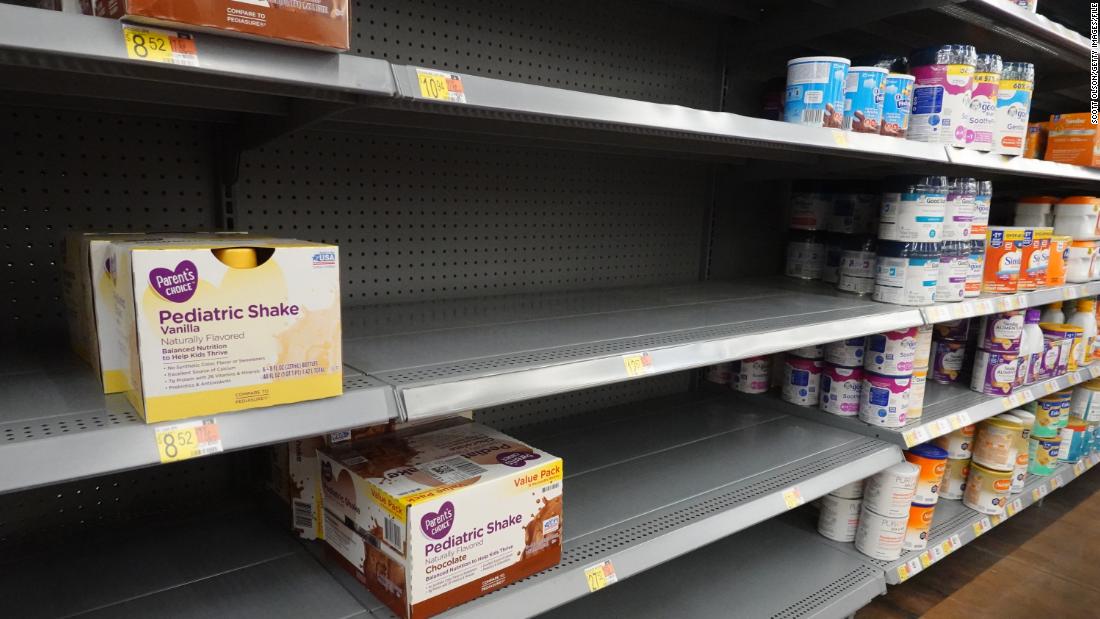 The baby formula shortage is getting worse