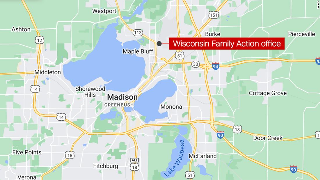 Office of anti-abortion organization in Wisconsin targeted in arson attack, police say